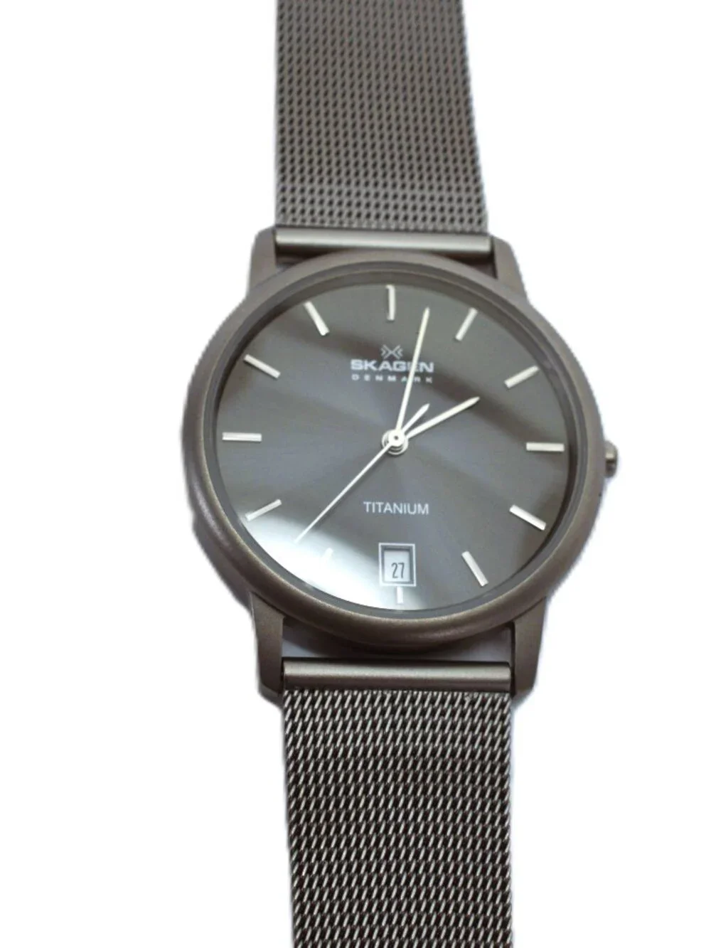 Skagen Titanium Mens Watch 170LTTM Stainless Steel Quartz